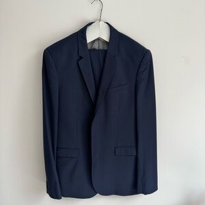 Express men’s navy 2 piece suit